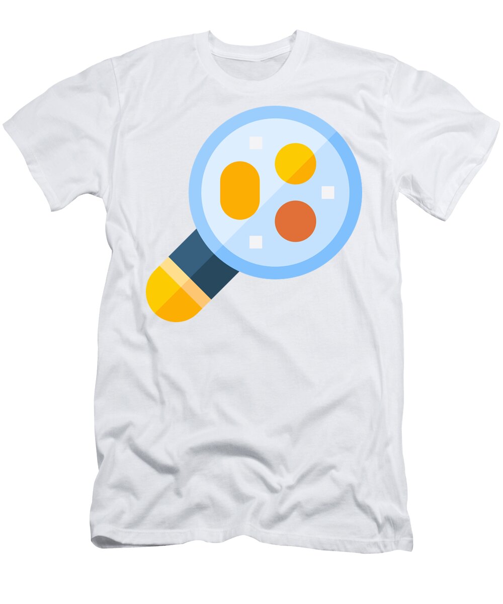044 Magnifying Glass Frank Designs T-Shirt
