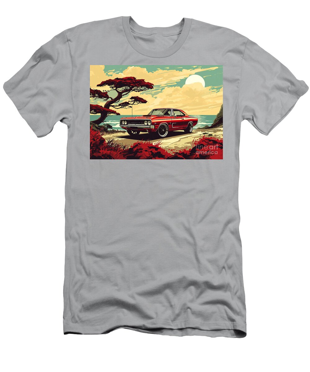 1 1968 Plymouth Road Runner 383 Super Commando Muscle Car Destiney Sullivan T-Shirt