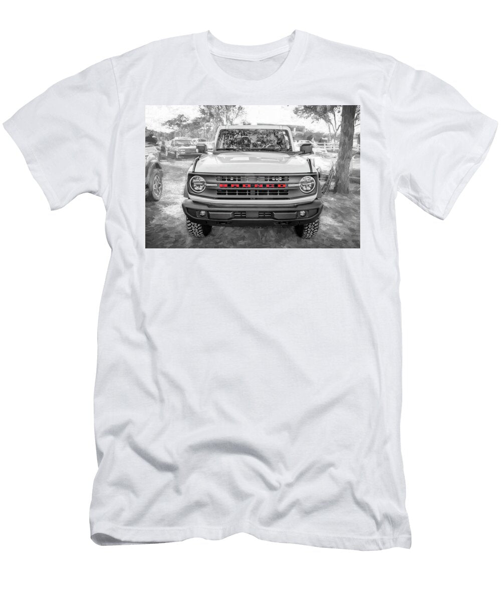 1 2021 White Ford Bronco X100 Rich Franco T-Shirt