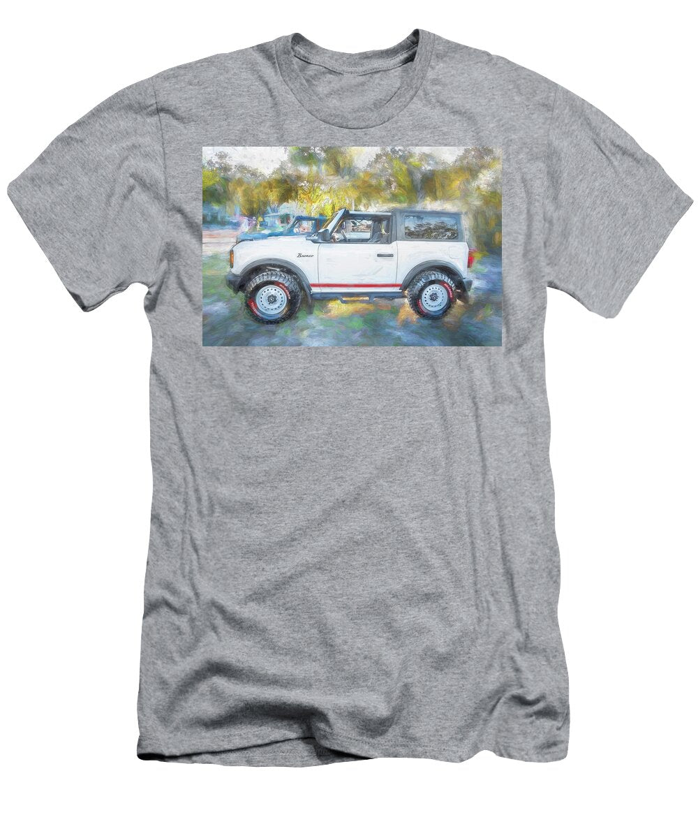1 2021 White Ford Bronco X105 Rich Franco T-Shirt