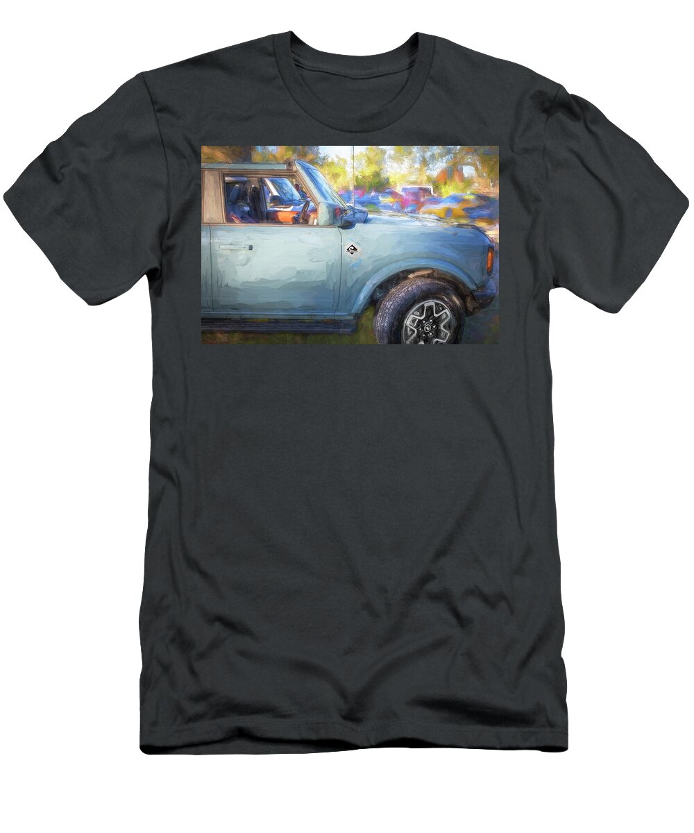 1 2022 Blue Ford Bronco Outer Banks X121 Rich Franco T-Shirt
