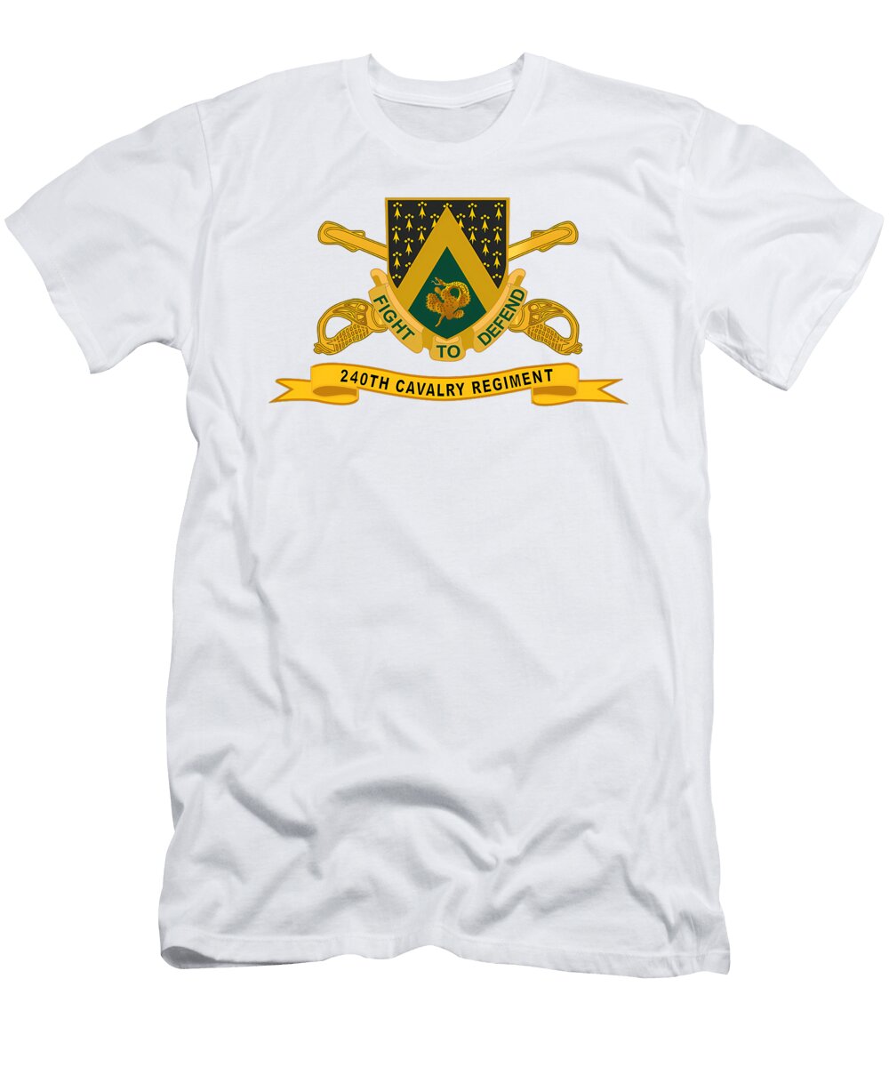 1 240th Cavalry Regiment Emblem Milar Style T-Shirt