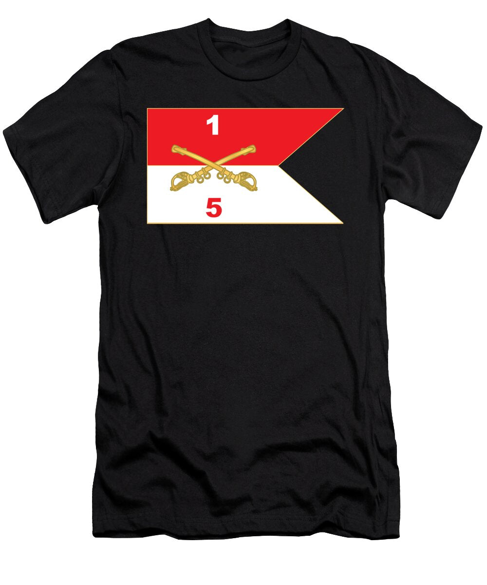 1 5th Squadron 1st Cavalry Regiment Guidon X 300 Tom Adkins T-Shirt