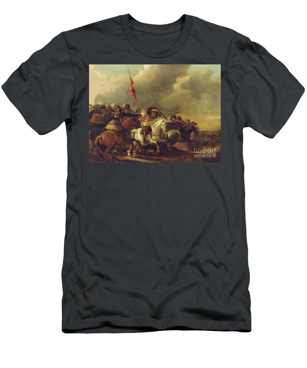 1 a Cavalry Engagement Palamedes Palamedesz T-Shirt