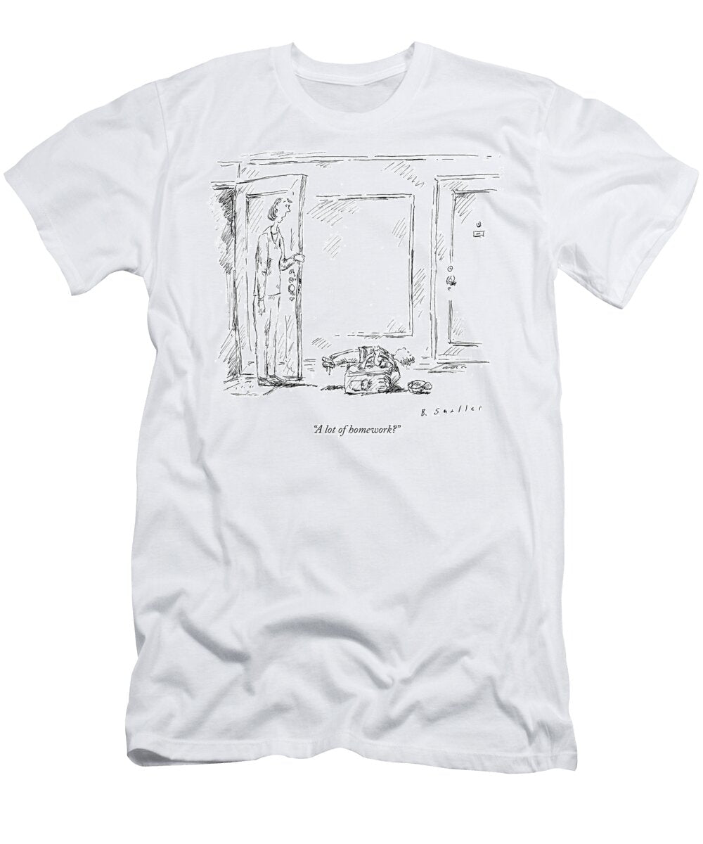 1 a Lot of Homework Barbara Smaller T-Shirt