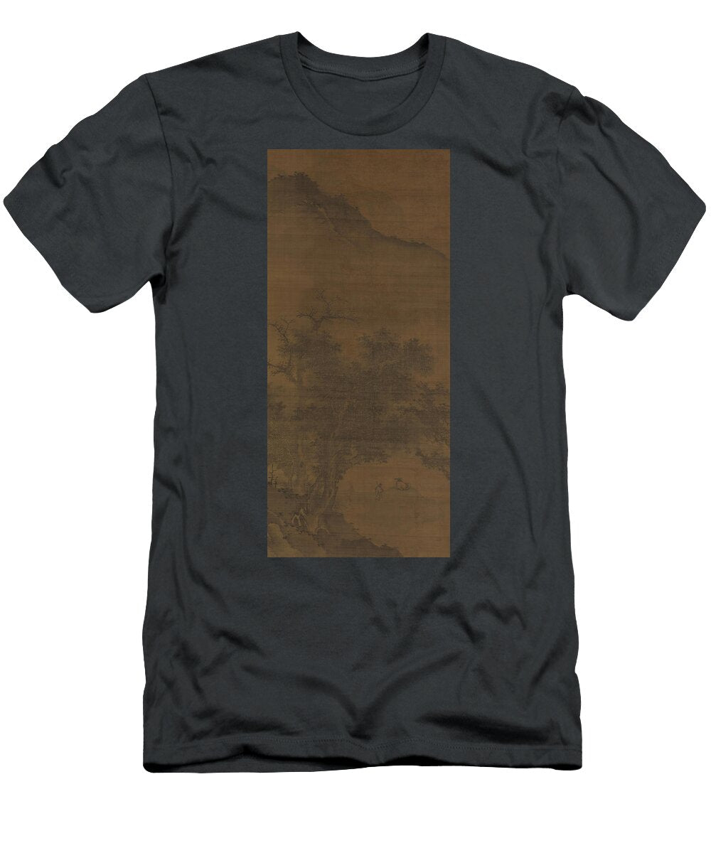 1 a Scholar Under Trees Looking Into the Distance Style of Jiang Song T-Shirt