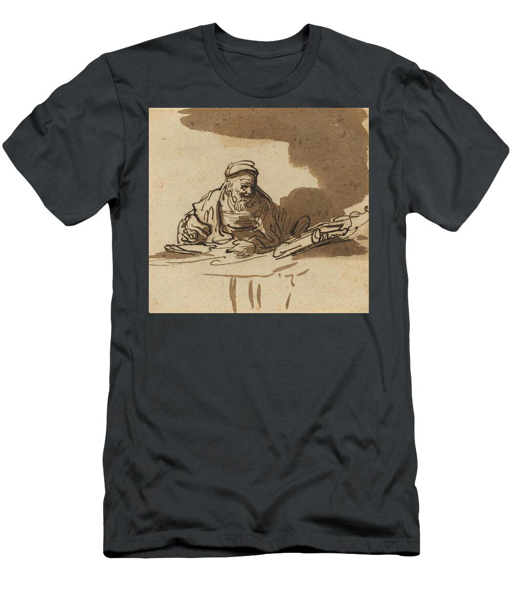 1 an Old Scholar At His Desk 0014 Rembrandt T-Shirt