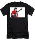 1 Angus Young Watercolour Portrait Print Ac DC Guitar Legend Wall Art Dcg Art T-Shirt