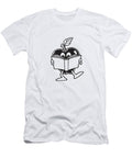 1 Apple Reading a Book Csa Images T-Shirt