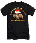 1 Army 9th Cavalry Regiment Buffalo Soldiers W 9th Cav Guidon Tom Adkins T-Shirt