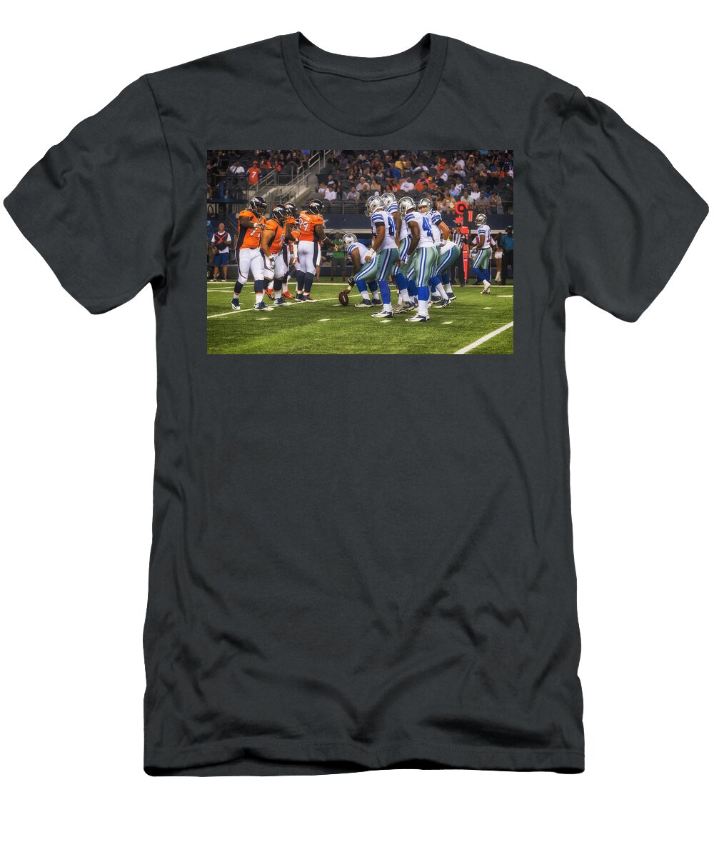 1 At the Line of Scrimmage Mountain Dreams T-Shirt