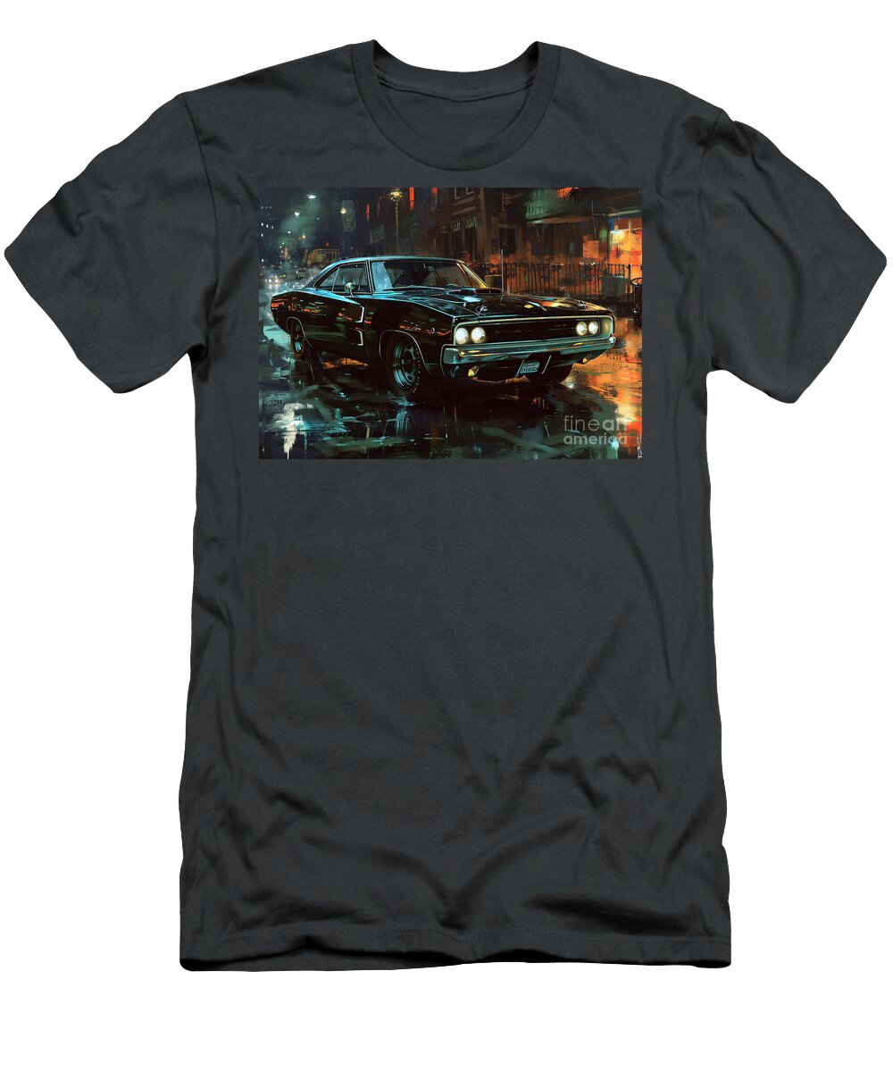 1 Auto 1968 Plymouth Gtx 440 Super Commando Muscle Car Cortez Schinner T-Shirt