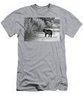1 Black Bear in Black and White Fon Denton T-Shirt