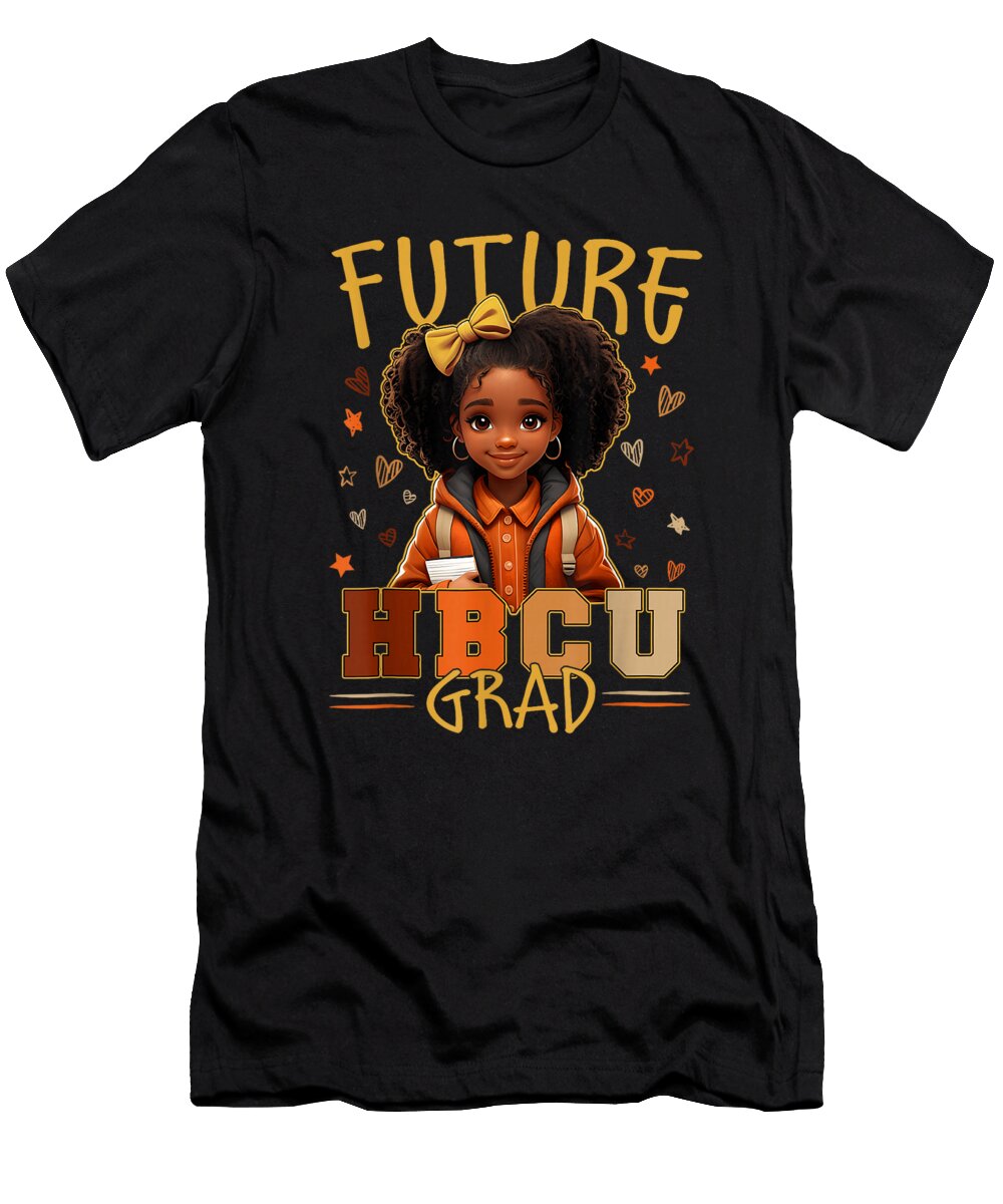 1 Black Girl Future Hbcu Graduate Christmas Ornament Decor Holiday Gift Huy Huynh Trong T-Shirt