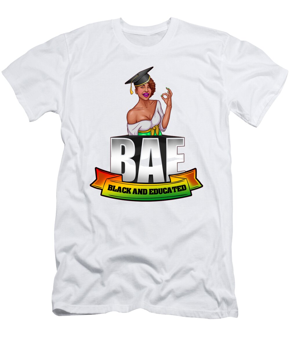 1 Black History Month African American Black Pride Dark Light Nikita Goel T-Shirt