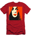 1 Bold Red and Black Portrait Kc Jones T-Shirt