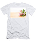 1 Bouquet of Fresh Spring Flowers on Rustic Wood Michal Bednarek T-Shirt