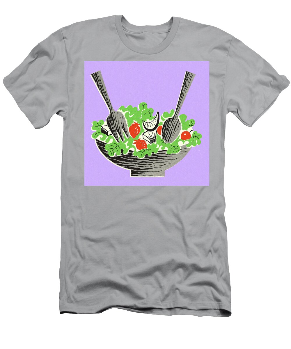 1 Bowl of Salad Csa Images T-Shirt