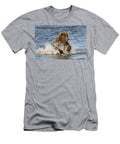 1 Brown Bear Chasing Salmon William H Mullins T-Shirt