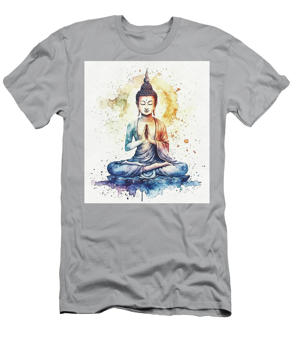 1 Buddha in Serene Meditation Pierre Blanchard T-Shirt