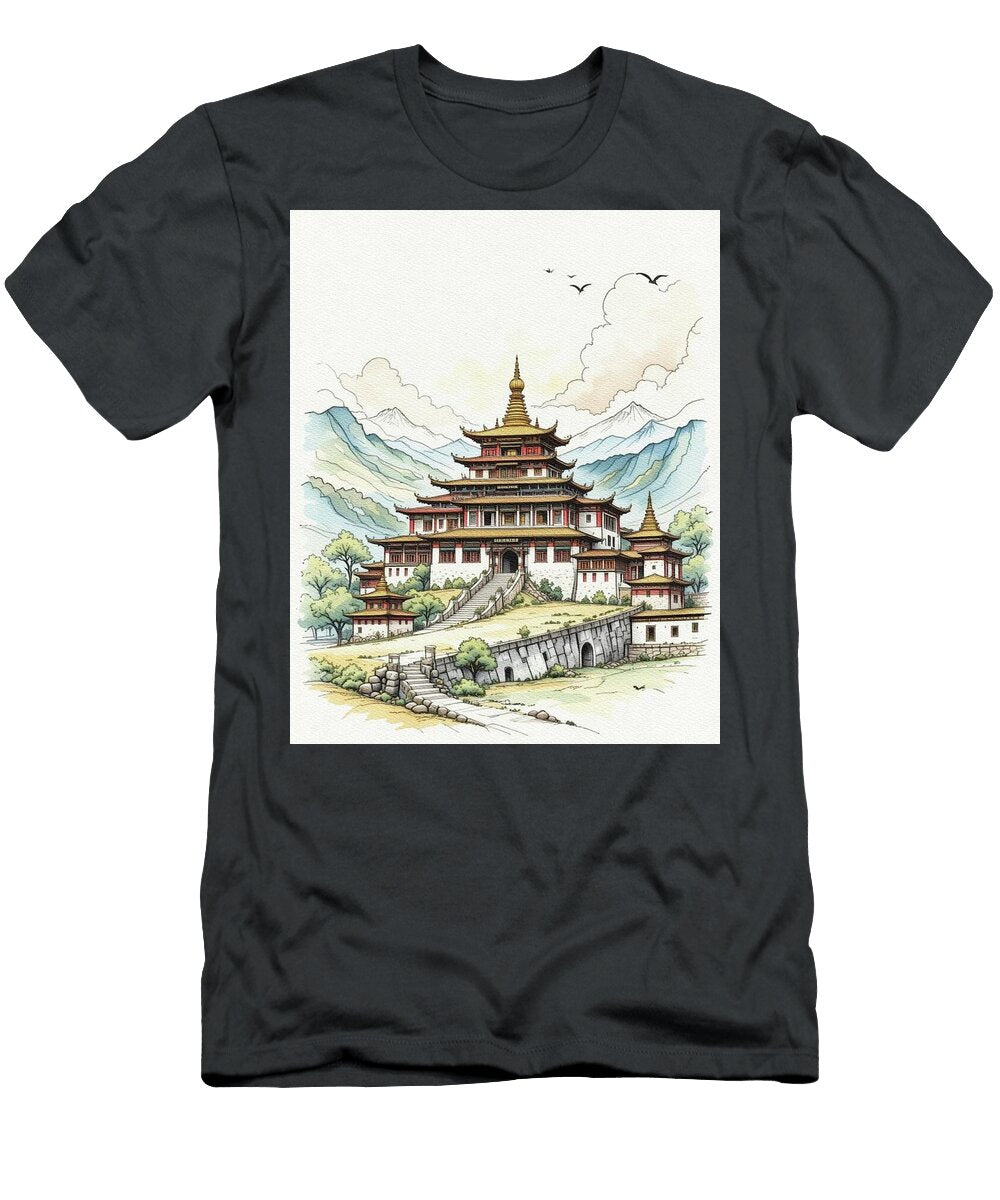 1 Buddhist Architecture Esoterica Art Agency T-Shirt