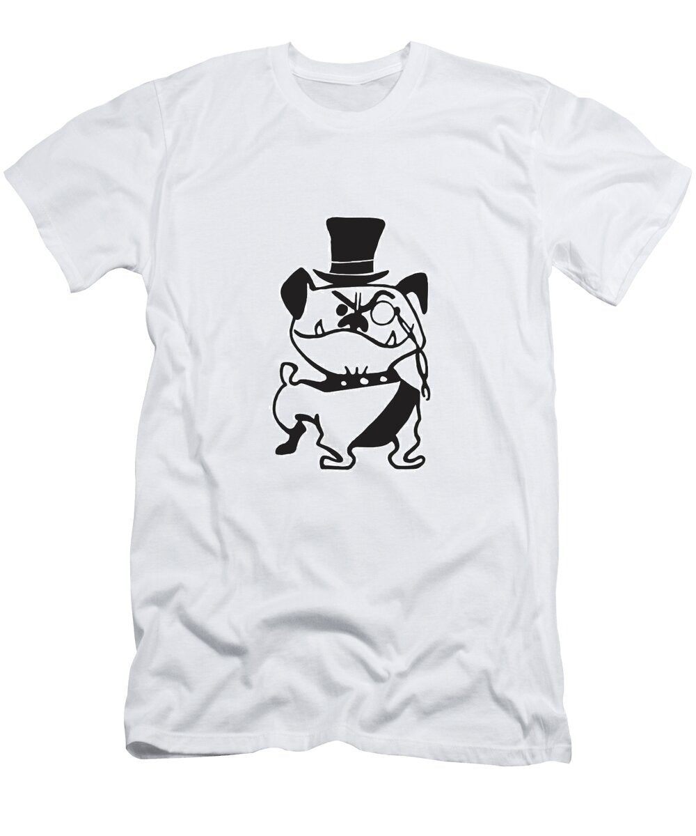 1 Bulldog in Formal Wear and Monocle Csa Images T-Shirt