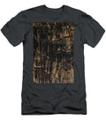 1 Burn Charred Wood Board Black Burned Timber Texture Banner with Dorin Puha T-Shirt