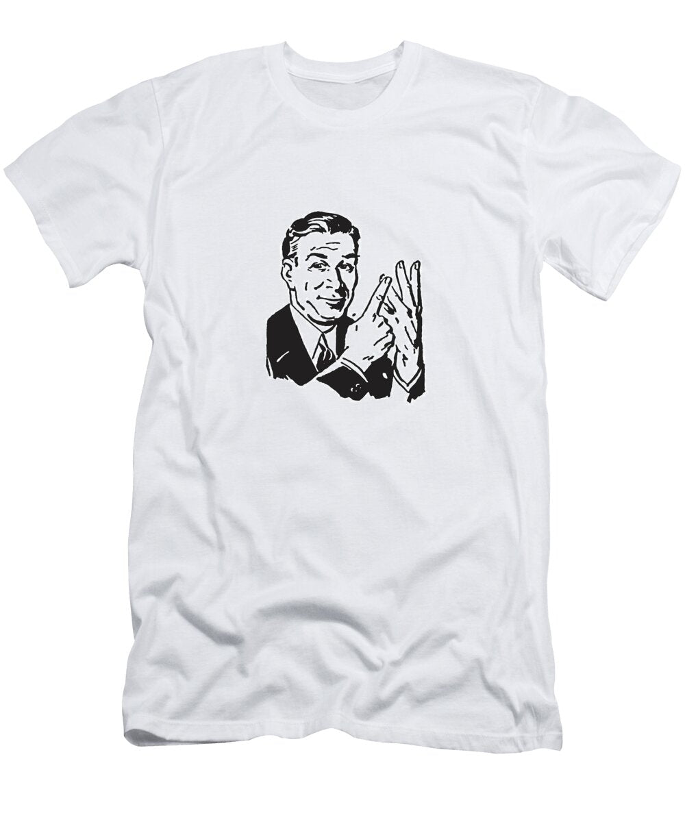 1 Businessman Counting on Fingers Csa Images T-Shirt