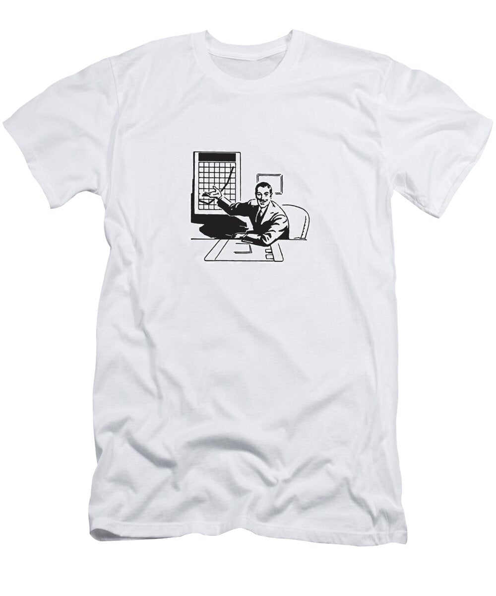 1 Businessman Making a Presentation Csa Images T-Shirt
