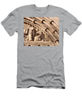 1 Carved Stone Biblical Mural Above Catholic Cathedral Doorway Gary Whitton T-Shirt
