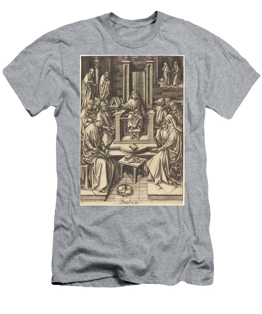 1 Christ Among the Doctors Israhel Van Meckenem After Hans Holbein the Elder T-Shirt