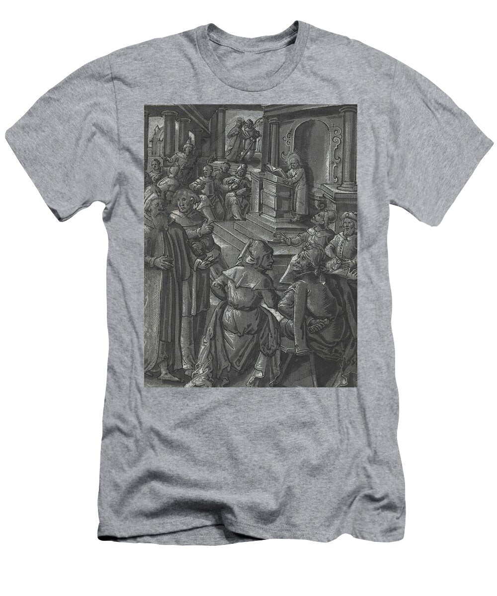 1 Christ Healing the Lame Verso German Th Century T-Shirt