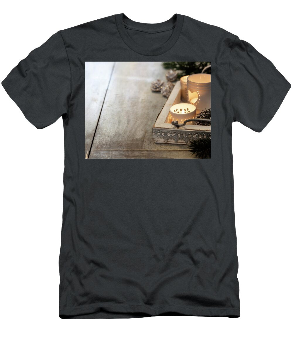 1 Christmas Candles Natalia Klenova T-Shirt