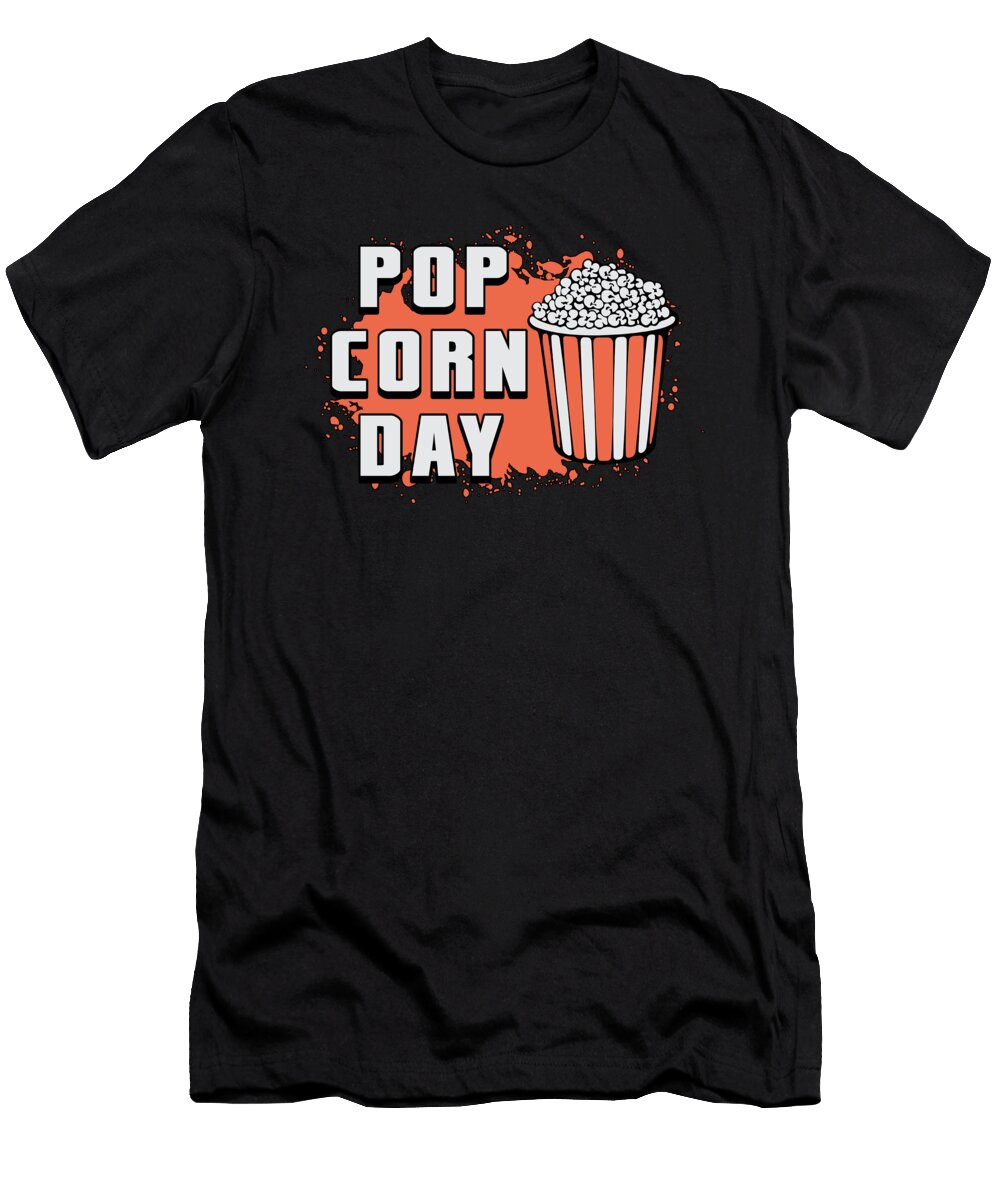 1 Cinema Movie Popcorn Day Snack Pop Film Gift Idea Tshirtconcepts Marvin Poppe T-Shirt