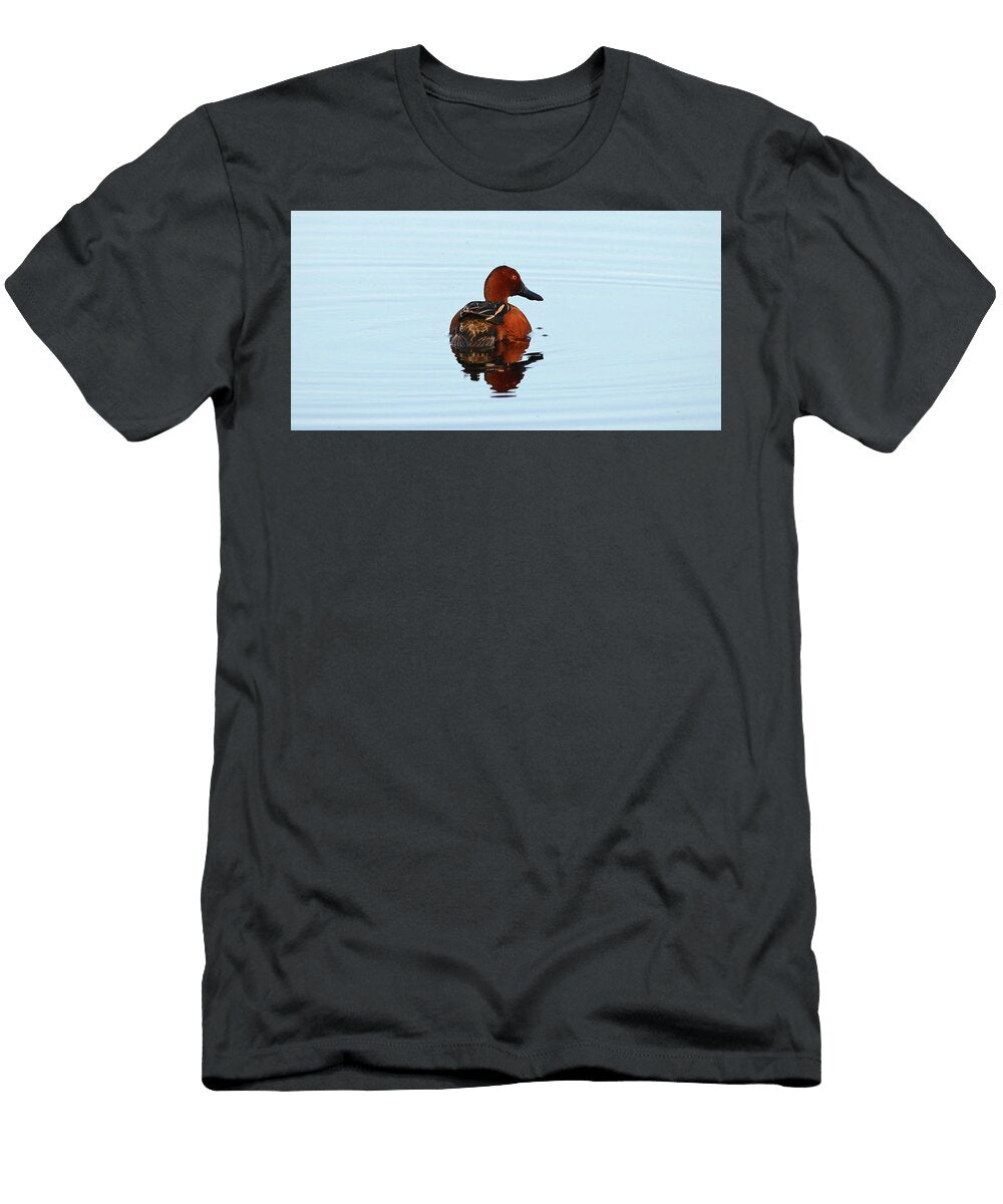 1 Cinnamon Teal Drake Whispering Peaks Photography T-Shirt