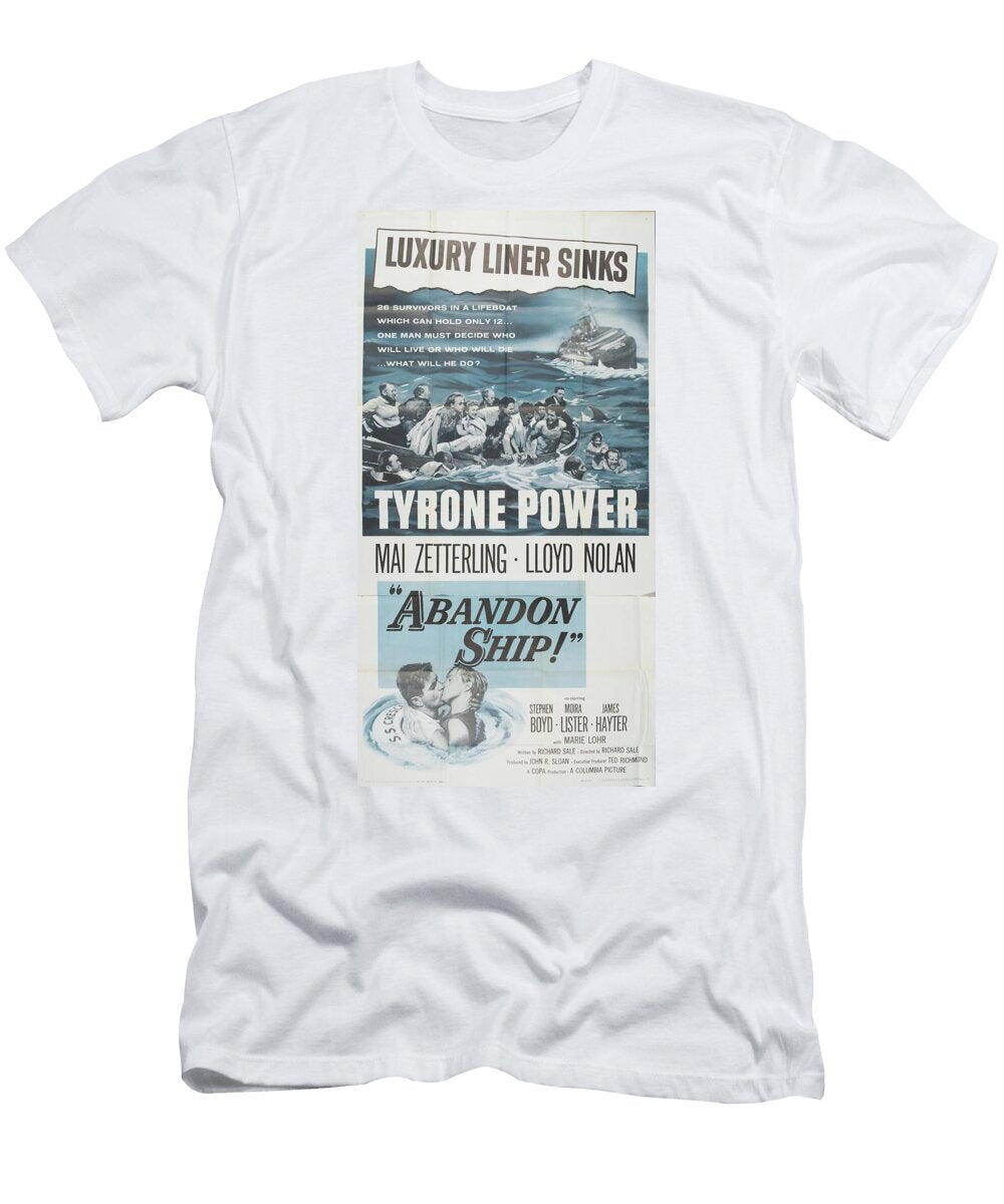 1 Classic Vintage Movie Poster Abandon Ship Esoterica Art Agency T-Shirt