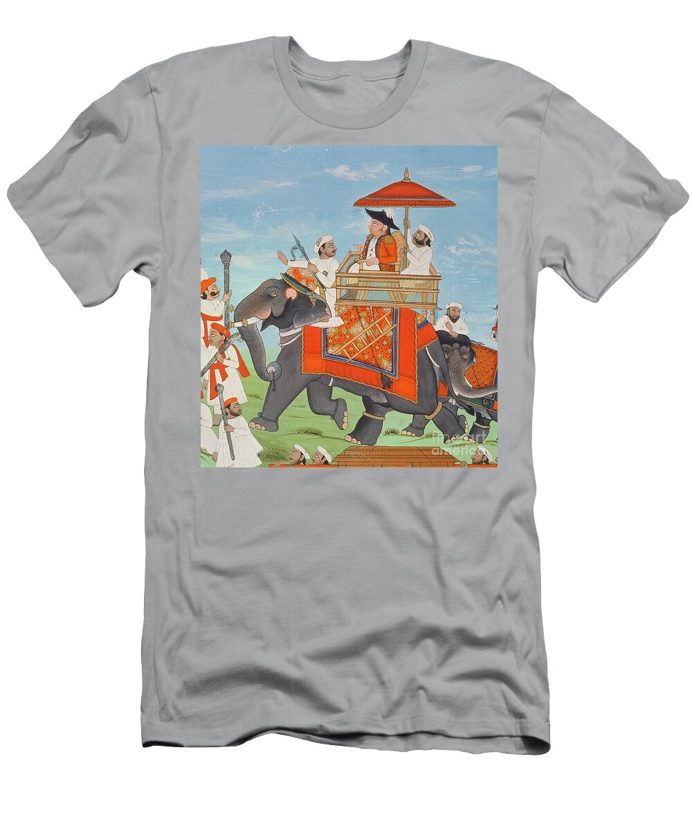 1 Colonel James Tod Travelling By Elephant Through Rajasthan with His Cavalry and Sepoys Indian School T-Shirt