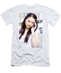 1 Cute Sales Woman Discussing Business Deal on Phone Ryan Jorgensen T-Shirt