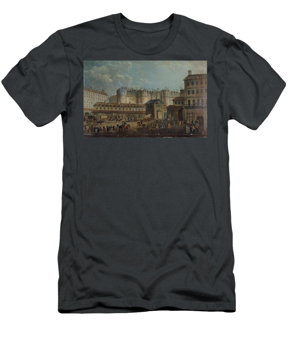 1 Demolition of the Bastille July 17 1789 1789 Pierre Antoine Demachy French 1723 1807 Pierre Antoine Demachy T-Shirt