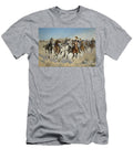 1 Dismounted the Fourth Troopers Moving the Led Horses 1890 Frederic Remington T-Shirt