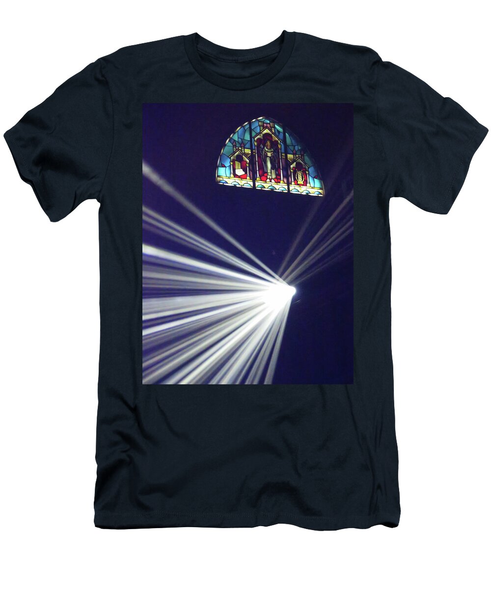 1 Echo and the Bunnymen At Cathedral Sanctuary Los Angeles the Rocker Chic Danette West T-Shirt