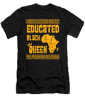 1 Educated Black Queen Class of 2021 Girl Graduation Leopard Png Black Girl Png Black Queen Png Tu Hoang T-Shirt