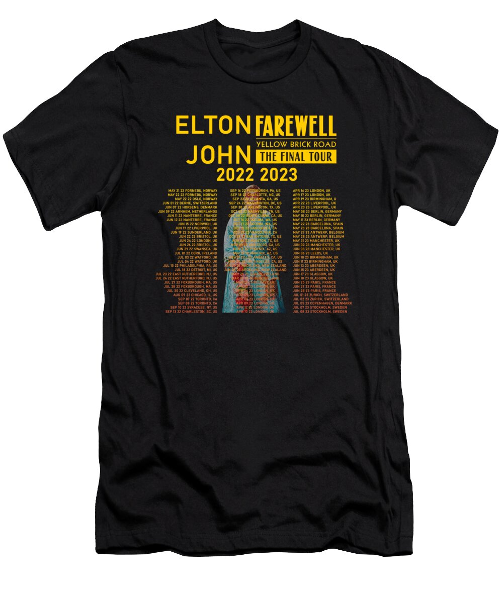 1 Elton John Farewell Yellow Brick Road the Final Tour 2022 2023 Osmar Race T-Shirt