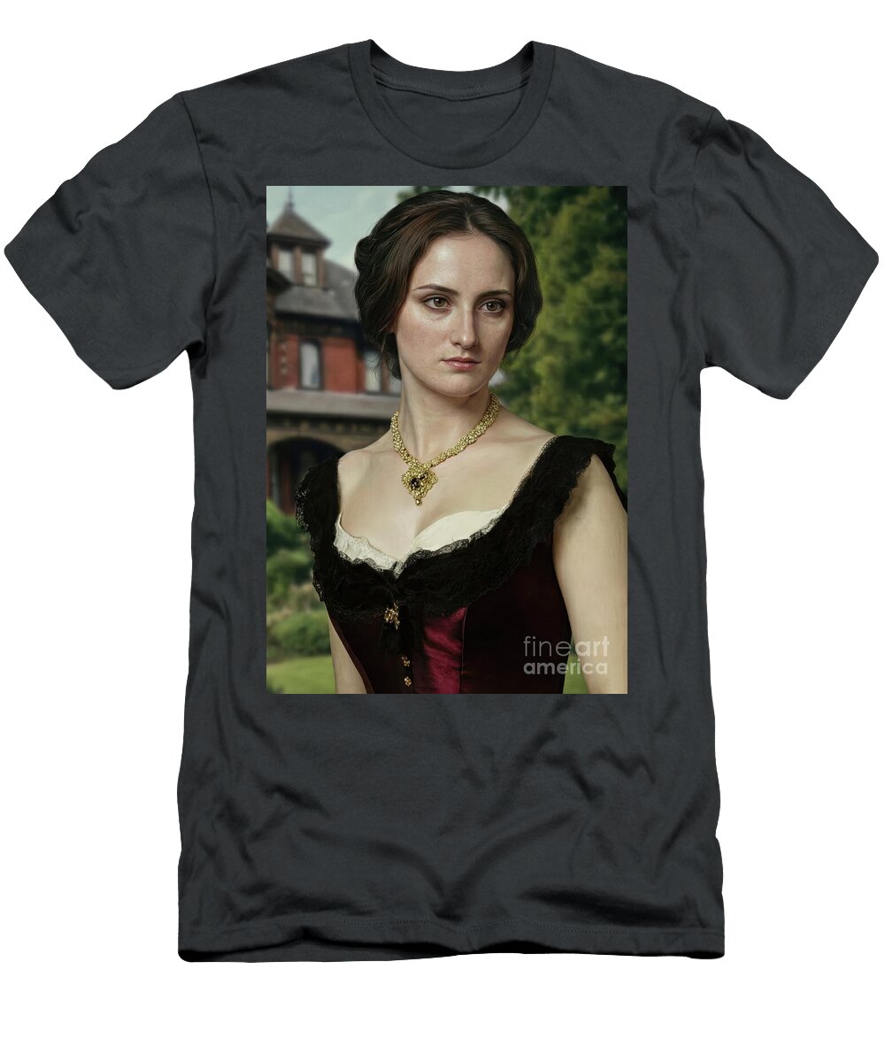 1 Emily Bronte English Victorian Novelist and Poet Gianpiero Lauretta T-Shirt