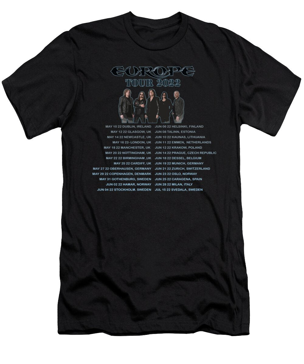 1 Europe Band Tour 2022 Cacaper Manan T-Shirt