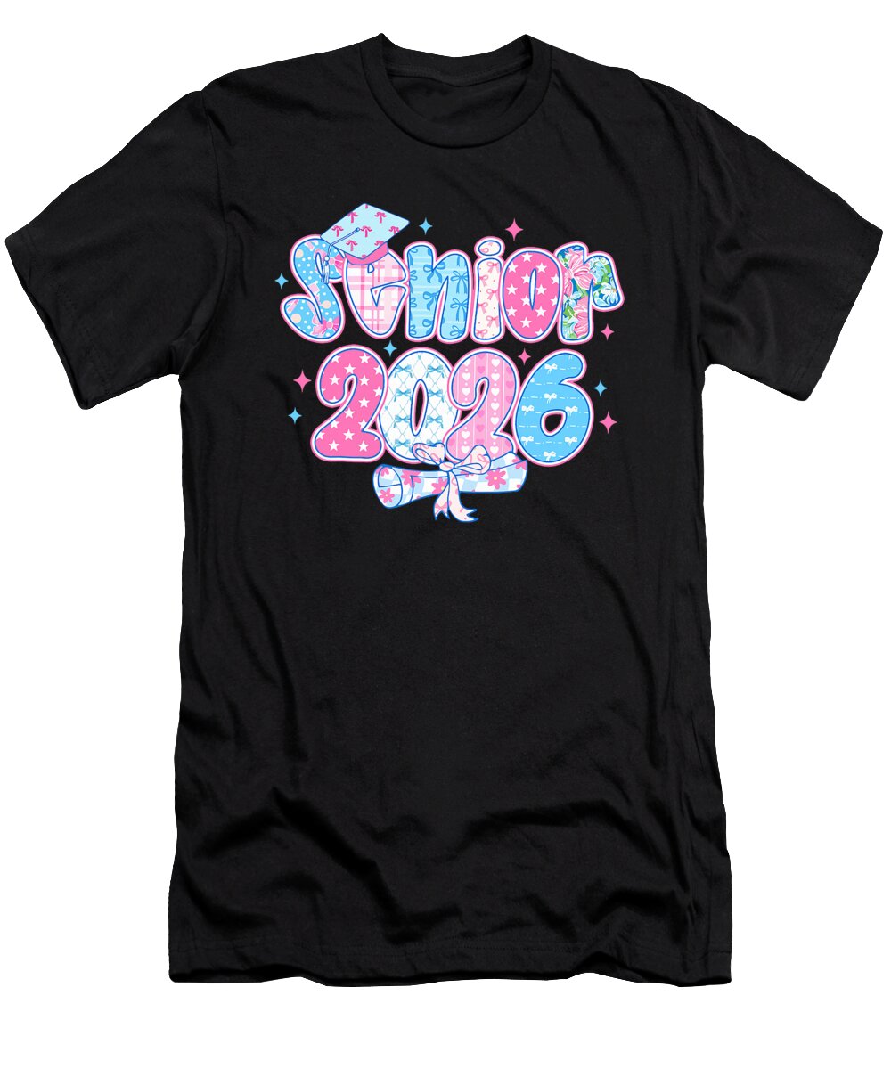 1 Floral Senior 2026 Coquette Bow Class of 2026 Coami Tacti T-Shirt