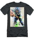 1 Football Russell Wilson Russellwilson Russell Wilson Seattle Seahawks Player American Football Wrenn Huber T-Shirt