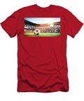 1 Football Soccer Ball on Grass Field on Stadium Michal Bednarek T-Shirt