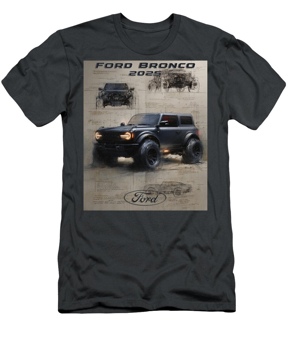 1 Ford Bronco 2025 Concept Design Kevin Walker and Pixel Reverie T-Shirt