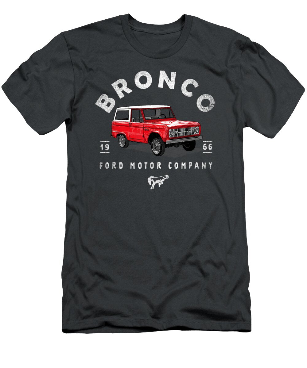 1 Ford Bronco 66 Illustrated Rocci Charlea T-Shirt